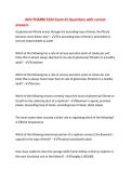 ADV PHARM 5334 Exam &num;1 Questions with correct&NewLine;answers