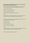 Advanced Exit HESI Comprehensive Exam &vert; Practice Questions & Expert-Verified Answers &vert; Updated 2027&sol;2028 Study Guide