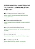 BIOS 251 EXAM 3 2026 COMPLETE PRACTICE&NewLine;QUESTIONS WITH ANSWERS AND BIOLOGY&NewLine;REVIEW GUIDE