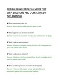BIOS 251 EXAM 3 2026 FULL MOCK TEST&NewLine;WITH SOLUTIONS AND CORE CONCEPT&NewLine;EXPLANATIONS&NewLine;