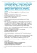 Beauty Therapy Course &vert; Comprehensive Study Guide&comma; Practice Exam&comma; Questions & Answers&comma; Beauty Therapy Exam Prep Test Bank&comma; Skincare&comma; Facial Treatments&comma; Anatomy & Physiology&comma; Infection Control&comma; Waxing&comma; Makeup Techniques&comma; Body Therapy&comma; Salon Safety&comma; Client 