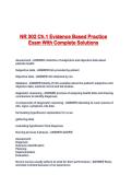 NR 302 Ch&period;1 Evidence Based Practice Exam With Complete Solutions