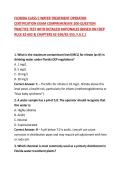 FLORIDA CLASS C WATER TREATMENT OPERATOR CERTIFICATION EXAM COMPREHENSIVE 200-QUESTION PRACTICE TEST WITH DETAILED RATIONALES &lpar;BASED ON FDEP RULE 62-602 & CHAPTERS 62-550&sol;62-555&comma; F&period;A&period;C&period;&rpar;