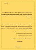 Advanced Pathophysiology Exam 3 &vert; Latest & Newest Update &vert; Comprehensive Practice Questions&comma; Verified Answers&comma; Detailed Rationales&period;