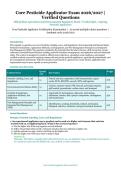 Core Pesticide Applicator Certification Examination &ndash; Official State Agricultural and Environmental Regulatory Board &ndash; 2026&sol;2027 Academic Year &ndash; Verified Questions and Answers for Aspiring Pesticide Applicators