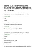 BSC 108 EXAM 2 2026 CERTIFICATION&NewLine;EVALUATION EXAMS COMPLETE QUESTIONS&NewLine;AND ANSWERS&NewLine;
