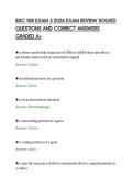BSC 108 EXAM 3 2026 EXAM REVIEW SOLVED&NewLine;QUESTIONS AND CORRECT ANSWERS&NewLine;GRADED A&plus;