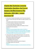 Virginia Nail Technician Licensing &NewLine;Examination Questions And Correct &NewLine;Answers &lpar;Verified Answers&rpar; Plus &NewLine;Rationales 2026 Q&A &vert; Instant &NewLine;Download Pdf 