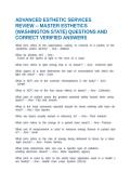 VIRGINIA COSMETOLOGY STATE BOARD REVIEW QUESTIONS AND CORRECT VERIFIED ANSWERS