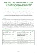 ILLINOIS REAL ESTATE EXAM AND PRACTICE EXAM NEWEST 2025 to 2026 Package deal