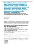 Beauty Therapy Course &vert; Comprehensive Study Guide&comma; Practice Exam&comma; Questions & Answers&comma; Beauty Therapy Exam Prep Test Bank&comma; Skincare&comma; Facial Treatments&comma; Anatomy & Physiology&comma; Infection Control&comma; Waxing&comma; Makeup Techniques&comma; Body Massage&comma; Salon Safety&comma; Client 