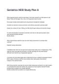Geriatrics HESI Study Plan A Questions and Correct Answers with Rationales &lpar;2026&sol;2027&rpar;&NewLine;