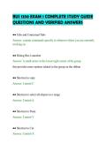 BUS 1350 EXAM 1 COMPLETE STUDY GUIDE&NewLine;QUESTIONS AND VERIFIED ANSWERS&NewLine;
