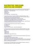 NLN Practice Questions
