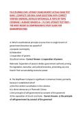 FCLE &lpar;FLORIDA CIVIC LITERACY EXAM&rpar; NEWEST ACTUAL EXAM TEST BANK &vert; COMPLETE 200 REAL EXAM QUESTIONS WITH CORRECT VERIFIED ANSWERS&comma; DETAILED RATIONALES&comma; & TOPIC-BY-TOPIC COVERAGE &vert; ALREADY GRADED A&plus; &vert; FL CIVIC LITERACY TEST PREP &ndash; THE MOST RECENT & COMPREHE