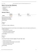IE 420 QUIZ 6 &vert; OPTIONS TRADING &vert; QUESTIONS AND ANSWERS &vert; 2026 UPDATE - SCORED A&plus;