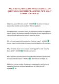WGU C202 OA &vert; MANAGING HUMAN CAPITAL &vert; 129 QUESTIONS AND CORRECT ANSWERS &vert; NEW 2026&sol;27 UPDATE &vert; GRADED A&plus;