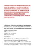 CEA &lpar;CERTIFIED GASTROENTEROLOGY&sol;ADVANCED PRACTICE&rpar; EXAM PREP 2026-2027&colon; THE DEFINITIVE 200-QUESTION TESTBANK WITH VERIFIED ANSWERS & EVIDENCE-BASED RATIONALES COVERING GERD&comma; IBD&comma; PANCREATICOBILIARY DISORDERS&comma; ESOPHAGEAL MALIGNANCIES&comma; COLORECTAL CANCER&comma; DI