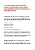 NR 603 CEA EXAM AND PRACTICE EXAM BANK COMPLETE REAL EXAM QUESTIONS AND CORRECT DETAILED ANSWERS &lpar;VERIFIED ANSWERS&rpar; GRADED A&plus; &vert; NR603 FINAL EXAM PREP