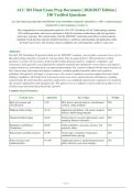 ALU 201 Final Exam 2026-2027 QUESTIONS AND ANSWERS ALREADY GRADED A&plus;&period; 100&percnt; Verified Solutions&NewLine;&vert; Updated Per Latest Guidelines &vert; Graded A&plus;