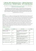 California ARF Administrator Exam 2026  Package deal