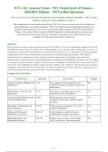 NYC City Assessor Exam 2026-2027 QUESTIONS AND ANSWERS ALREADY GRADED A&plus;&period; 100&percnt; Verified&NewLine;Solutions &vert; Updated Per Latest Guidelines &vert; Graded A&plus;&NewLine;