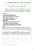AWS Certified Cloud Practitioner CLF-C02 Exam 2026-2027 QUESTIONS AND ANSWERS ALREADY GRADED&NewLine;A&plus;&period; 100&percnt; Verified Solutions &vert; Updated Per Latest Guidelines &vert; Graded A&plus;