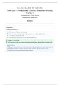 Exam 1&colon; NSG3130 &sol; NSG 3130 &lpar;Latest 2026 &sol; 2027&rpar; Fundamental Concepts & Skills for Nursing Practice II &vert; 100&percnt; Correct Questions &  Verified Answers - Galen
