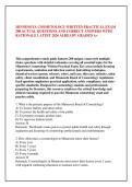 MINNESOTA COSMETOLOGY WRITTEN PRACTICAL EXAM &NewLine;200 ACTUAL QUESTIONS AND CORRECT ANSWERS WITH &NewLine;RATIONALE LATEST 2026 ALREADY GRADED A&plus;  &NewLine;