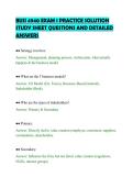 BUSI 4940 EXAM 1 PRACTICE SOLUTION&NewLine;STUDY SHEET QUESTIONS AND DETAILED&NewLine;ANSWERS