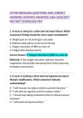 ATI RN Med-Surg Questions and Correct Answers &ndash; Comprehensive Medical-Surgical Nursing Exam Review Guide