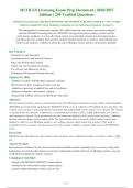 MCOLES Licensing Exam 2026-2027 QUESTIONS AND ANSWERS ALREADY GRADED A&plus;&period; 100&percnt; Verified&NewLine;Solutions &vert; Updated Per Latest Michigan Commission on Law Enforcement Standards &vert; Graded A&plus;