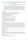 LSAT Exam 2026-2027 QUESTIONS AND ANSWERS ALREADY GRADED A&plus;&period; 100&percnt; Verified Solutions &vert;&NewLine;Updated Per Latest LSAC Guidelines &vert; Graded A&plus;