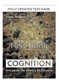 TEST BANK FOR COGNITION EXPLORING THE SCIENCE OF THE MIND&comma; 7TH EDITION&comma; DANIEL REISBERG