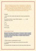 HESI A2 ENTRANCE EXAM &sol; HESI A2 GRAMMAR&comma; VOCABULARY&comma; READING COMPREHENSION&comma; MATH &comma; CHEMISTRY AND BIOLOGY COMPLETE ACCURATE EXAM 2026&sol;2027  REAL QUESTIONS AND CORRECT VERIFIED ANSWERS WITH DETAILED RATIONALES &lpar; A NEW UPDATED VERSION 2026 EDITION&rpar; &vert;GUARANTE