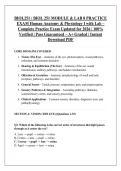 BIOL251 &sol; BIOL 251 MODULE & LAB 8 PRACTICE &NewLine;EXAM Human Anatomy & Physiology I with Lab &ndash; &NewLine;Complete Practice Exam Updated for 2026 &vert; 100&percnt; &NewLine;Verified &vert; Pass Guaranteed &ndash; A&plus; Graded &vert; Instant &NewLine;Download PDF