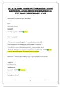 D413 PA -TELECOMM AND WIRELESS COMMUNICATION &vert; VERIFIED QUESTIONS AND ANSWERS&vert;COMPREHENSIVE STUDY GUIDE&vert;A&plus; STUDY GRADED &vert; NEWEST 2026&sol;2027 UPDATE