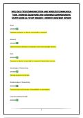 WGU D413 BUNDLE - TELECOMM AND WIRELESS COMMUNICATION &vert; VERIFIED QUESTIONS AND ANSWERS&vert;COMPREHENSIVE STUDY GUIDE&vert;A&plus; STUDY GRADED &vert; NEWEST 2026&sol;2027 UPDATE