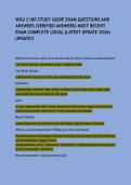 WGU C180 STUDY GUIDE EXAM QUESTIONS AND ANSWERS &lpar;VERIFIED ANSWERS&rpar; MOST RECENT EXAM COMPLETE &lpar;2026&rpar; &lpar;LATEST UPDATE 2026&rpar; UPDATE&excl;&excl;