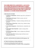 WGU D080 OBJECTIVE ASSESSMENT &ndash; MANAGING &NewLine;IN A GLOBAL BUSINESS ENVIRONMENT Complete &NewLine;Exam with 130 Questions & Correct Answers &lpar;Verified&rpar; Plus &NewLine;Detailed Rationales Updated for 2026 &vert; 100&percnt; Verified &vert; Pass &NewLine;Guaranteed &ndash; A&plus; Graded &vert; Instant Download PDF