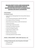 MEAGHAN PIRETTI STUDY GUIDE RADIOGRAPHIC &NewLine;POSITIONING & PROCEDURES COMPLETE &NewLine;CERTIFICATION PRACTICE EXAM 120 Multiple Choice &NewLine;Questions with Answers and Rationales