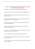 Corrosion Course for Maintainers &lpar;CCM&rpar; - Letter of Instruction &vert; UPDATED&NewLine;Questions with 100&percnt; Correct Answers
