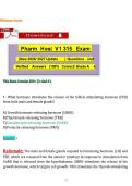 Pharmacology Exam Study Guide &vert; Questions & Answers &vert; Nursing&NewLine;&NewLine;