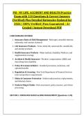 PSI - NY LIFE&comma; ACCIDENT AND HEALTH Practice &NewLine;Exam with 110 Questions & Correct Answers &NewLine;&lpar;Verified&rpar; Plus Detailed Rationales Updated for &NewLine;2026 &vert; 100&percnt; Verified &vert; Pass Guaranteed &ndash; A&plus; &NewLine;Graded &vert; Instant Download PDF