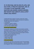 3P&comma; 3P APEA EXAM&comma; NUR 504 APEA FIN&comma; APEA&comma; NUR 504 3P APEA&comma; 3P PRACTICE QUESTIONS&comma; APEA 3P&comma; 3 P'S EXAM&comma; 3P&comma; EXIT EXAM PART 2 EXAM QUESTIONS AND ANSWERS &lpar;VERIFIED ANSWERS&rpar; MOST RECENT EXAM COMPLETE &lpar;2026&rpar; &lpar;LATEST UPDATE 2026&rpar; UPDATE&excl;&excl;