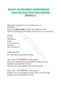 AGACNP 106 Comprehensive Exam 2026 Study Guide&NewLine;