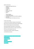 NU 110&vert;A&P Exam 2 Review Notes&vert; With complete solution&vert; Updated &vert; 2026&vert; Galen College of Nursing
