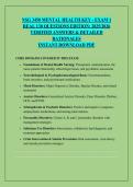 NSG 3450 MENTAL HEALTH KEY - EXAM 1 &NewLine;REAL 130 QUESTIONS EDITION&colon; 2025&sol;2026 &NewLine;VERIFIED ANSWERS & DETAILED &NewLine;RATIONALES &NewLine;INSTANT DOWNLOAD PDF