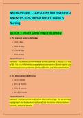 NSG 6435 QUIZ 1 QUESTIONS WITH VERIFIED &NewLine;ANSWERS 2026&comma;100&percnt;CORRECT&comma; Exams of &NewLine;Nursing