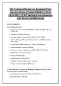 MA Combined Wastewater Treatment Plant &NewLine;Operator Grade 5 Exam CERTIFICATION &NewLine;PRACTICE EXAM Multiple Choice Questions &NewLine;with Answers and Rationales 